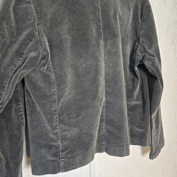 Vintage Bushwacker Womens M Jacket Blazer Gray Corduroy Button Closure Bohemian - Picture 6 of 9